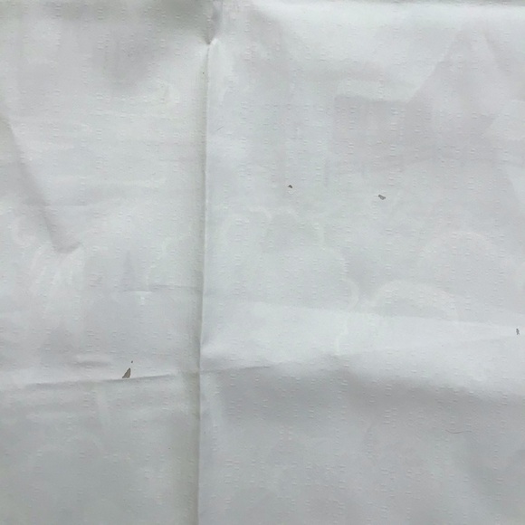 SET OF 2 Vintage Rod Pocket Curtain Panels Farm Rustic Look Vinyl 35x33.5 Cabin - Picture 12 of 12